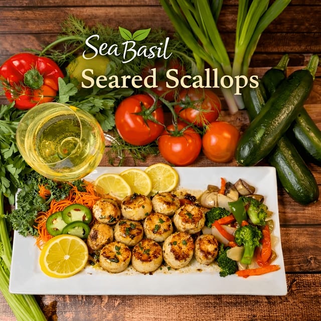 Seared Scallops.