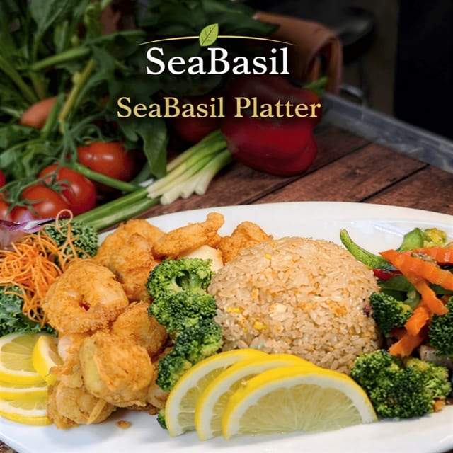 Seabasil Platter.